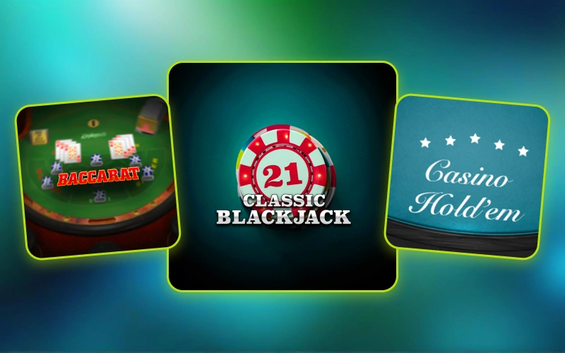 Explorá juegos de mesa disponibles en el casino online de Jugabet.