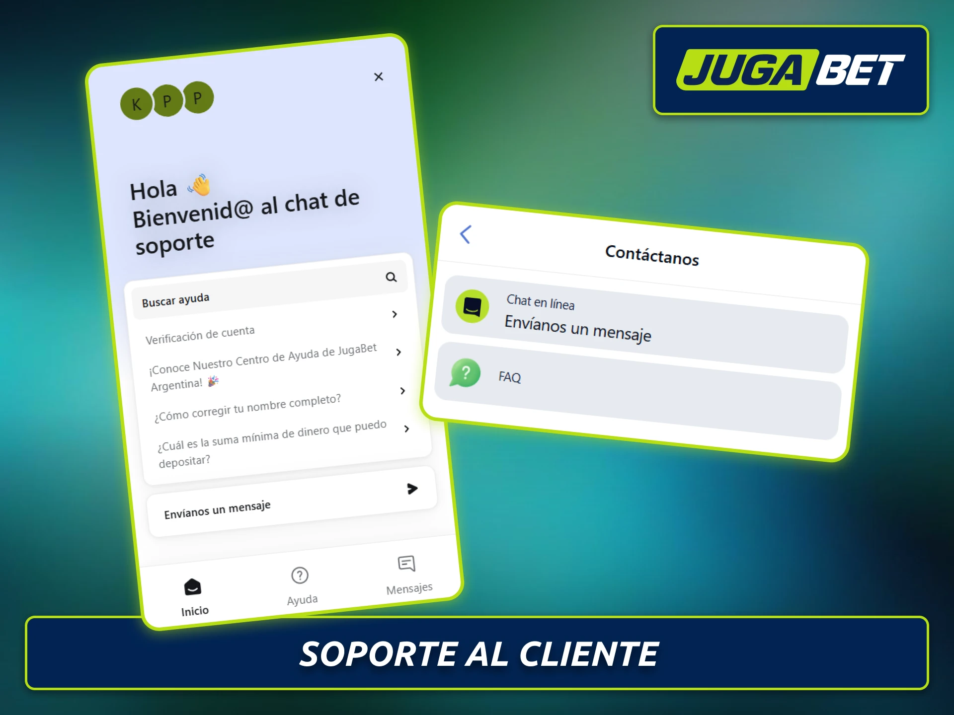 Contactá al soporte de Jugabet para resolver consultas sobre tragamonedas.
